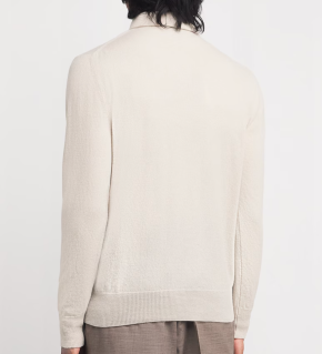 Lardini Cashmere Long-Sleeve Polo Shirt 2