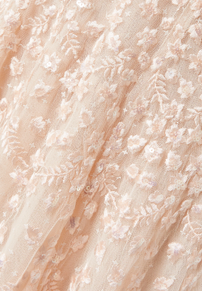 Needle & Thread Clover Cape-Sleeve Gown 5