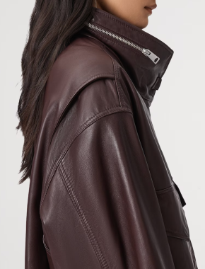 AllSaints Clay Leather Jacket 6