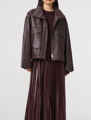 AllSaints Clay Leather Jacket 4