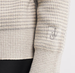 JW Anderson Knitted Stripe Half-Zip Sweater 3