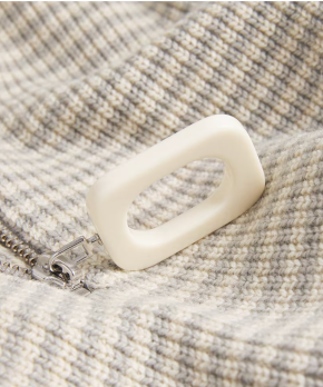 JW Anderson Knitted Stripe Half-Zip Sweater 4