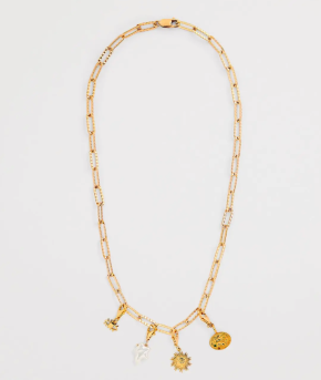 Hermina Athens Plated Viktor Charm Necklace 5