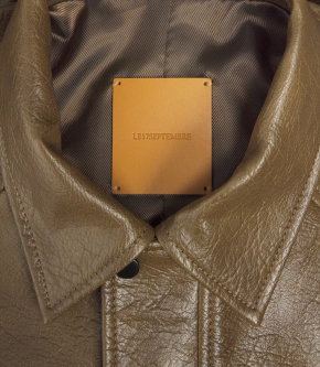 Le 17 Septembre Faux Leather Jacket 4
