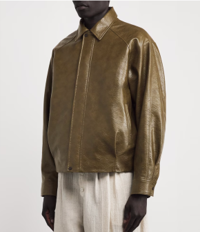 Le 17 Septembre Faux Leather Jacket 3