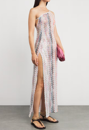 Missoni Zigzag One-Shoulder Maxi Dress 3