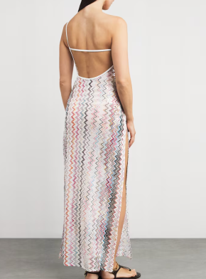 Missoni Zigzag One-Shoulder Maxi Dress 2