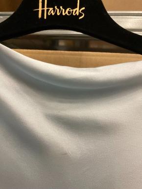 Tove Cordelia Silk Satin And Chiffon Gown 8