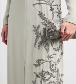 Costarellos Crepe Vita Column Maxi Dress 3