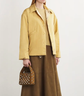 Fabiana Filippi  Padded Jacket With Scarf 2