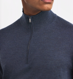 Fioroni Cashmere Cashmere Quarter-Zip Sweater 3
