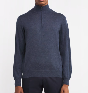 Fioroni Cashmere Cashmere Quarter-Zip Sweater 2