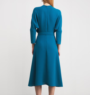 Edeline Lee Jacquard Belted Anna Midi Dress 3