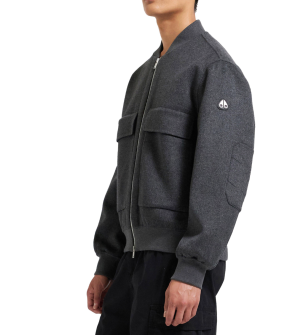 Moose Knuckles Alder Wool Bomber Jacket 5