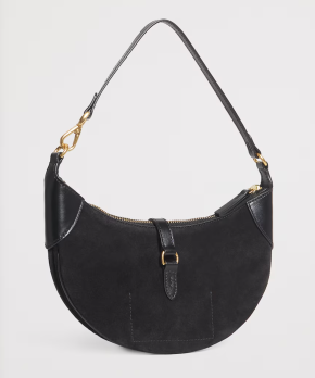 Polo Ralph Lauren Small Suede ID Shoulder Bag 2