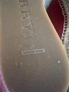 Burberry Red Suede Loafers 7