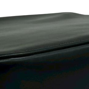 Cartier Black Leather Sapphire Chain Crossbody 6