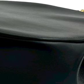 Cartier Black Leather Sapphire Chain Crossbody 7