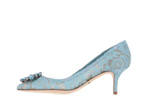 Dolce & Gabbana TBlue aprmina Lace crystals shoes 3