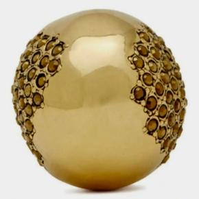 Saint Laurent Crystal Embellished Ring 7