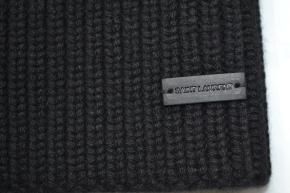 Saint Laurent Black Cashmere Knit Snood 2