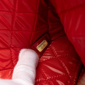 Chanel Red Medium Quilted Lambskin O Case Clutch 6