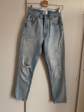 Anine Bing Light Blue Distressed Jeans 2