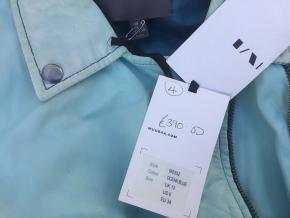 Muubaa Blue Ombre Leather Biker Jacket 8