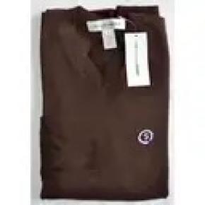 Comme Des Garcons Brown Wool V Neck Jumper 2