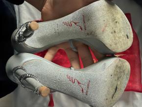 René Caovilla Silver Margot 120 Crystal-embellished Sandals 4