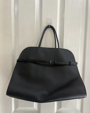 The Row Black Soft Leather Belt 15 Margaux 2