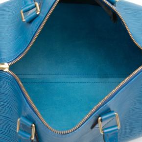 Louis Vuitton Blue Epi Speedy 35 4