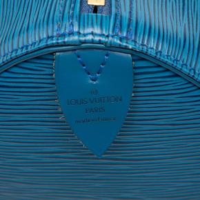 Louis Vuitton Blue Epi Speedy 35 5