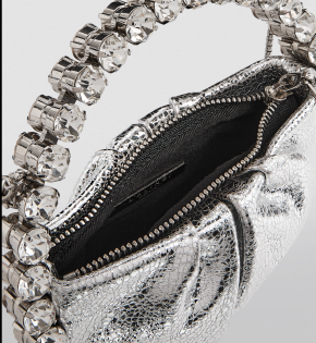 L'alingi Silver Micro Eternity Clutch 3
