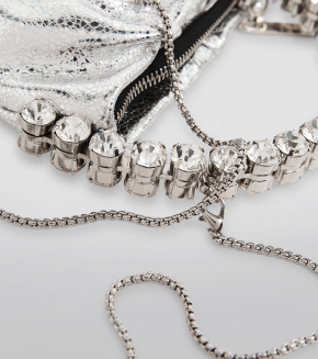 L'alingi Silver Micro Eternity Clutch 4