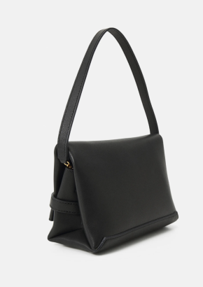 Victoria Beckham Black Mini Leather Chain Pouch 2