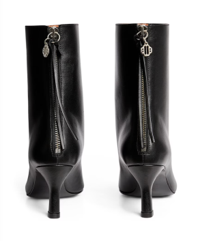 Maje Leather Ankle Boots 75 4
