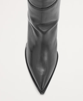 AllSaints Leather Reina Knee-High Boots 90 4