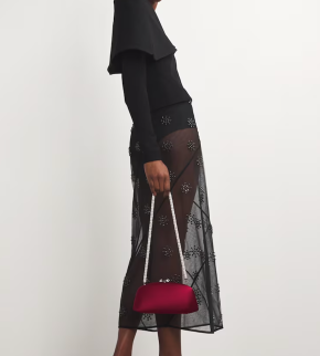 Rodo Satin Clutch Bag 2