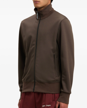 Palm Angels Black Logo Track Zip-Up Jacket 2