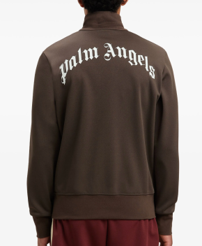 Palm Angels Black Logo Track Zip-Up Jacket 3