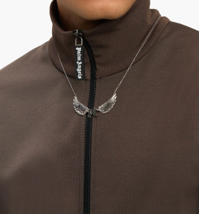 Palm Angels Black Logo Track Zip-Up Jacket 5