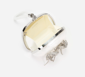 Self Portrait Pearl Top Handle Clutch Bag 4