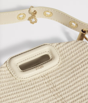 Maje Mini Raffia-Effect Miss M Shoulder Bag 3