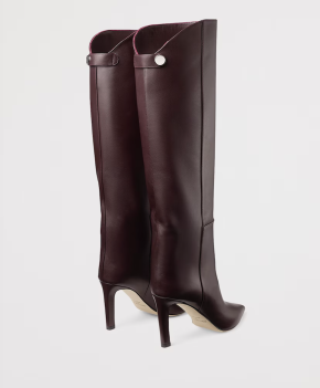 Jimmy Choo Alizze 85 Leather Knee-High Boots 3
