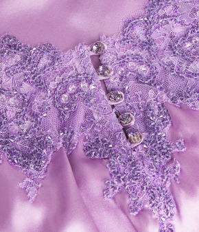 Rosamosario Silk Embellished Slip Nightdress 4