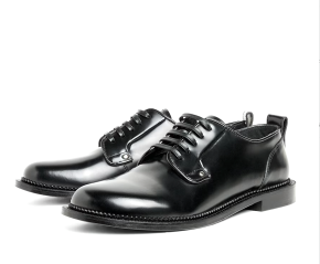AMI Paris Leather Anatomical Derby Shoes 4