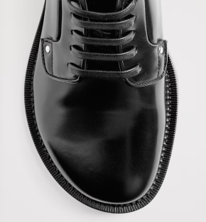 AMI Paris Leather Anatomical Derby Shoes 4