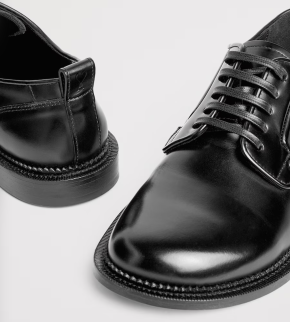 AMI Paris Leather Anatomical Derby Shoes 5