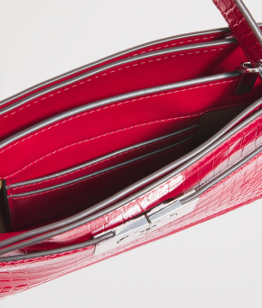 Tory Burch Mini Croc Leather Lee Radziwill Top-Handle Bag 5